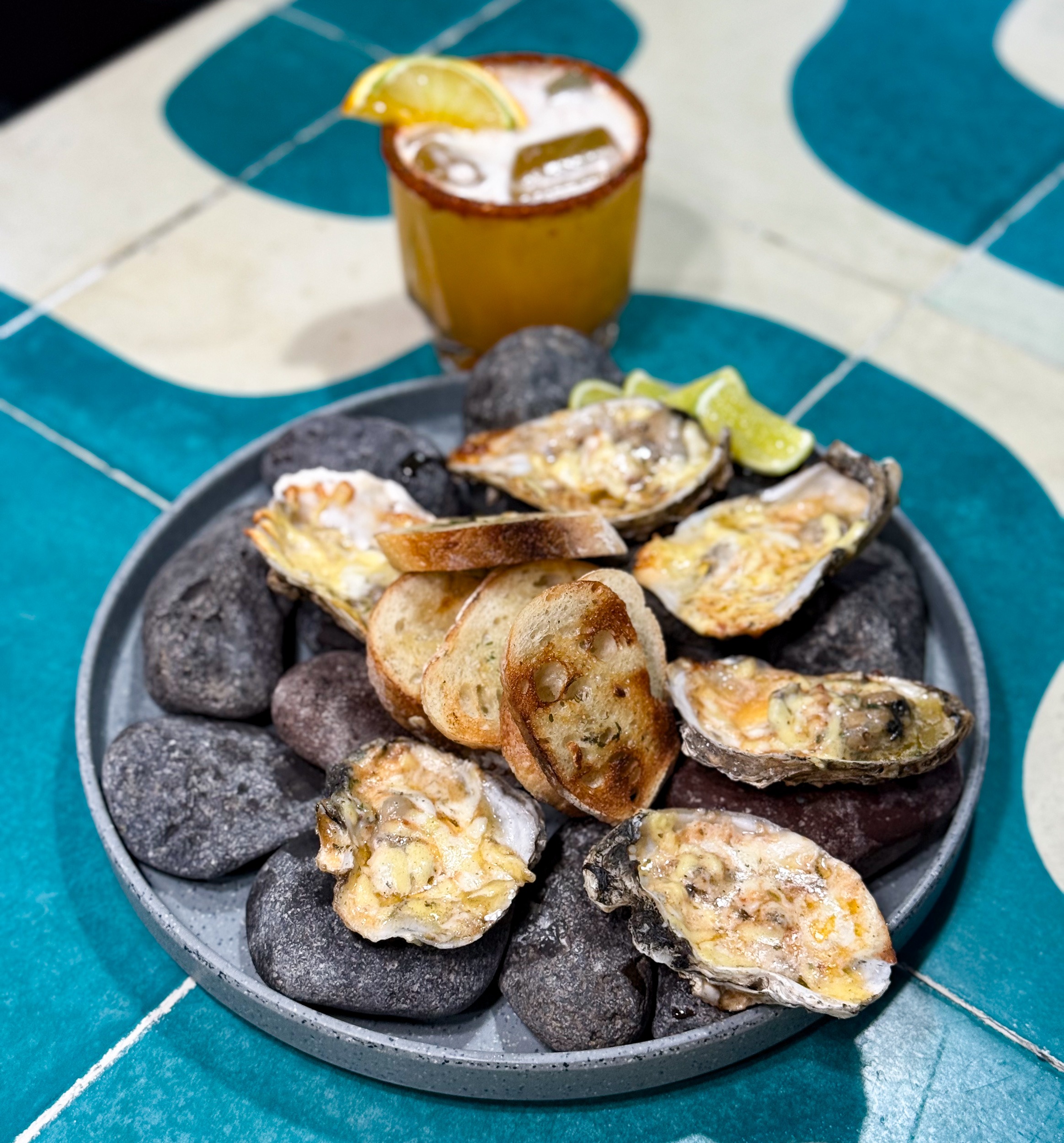 Ostiones Gratinados (Oysters au Gratin) Baja Norte