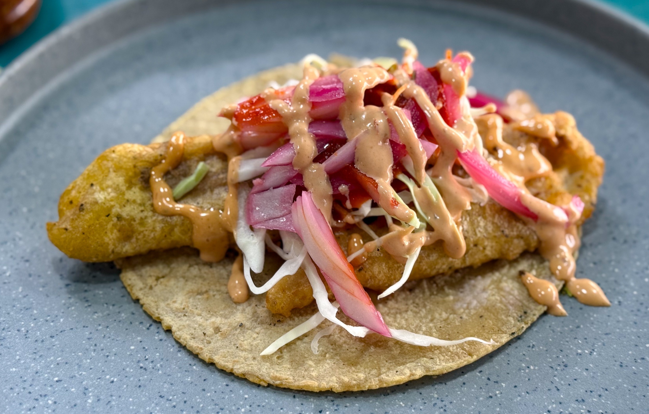 Pescado Capeado Estilo Ensenada (Fish Tacos Ensenada Style) Baja Norte Food Bar