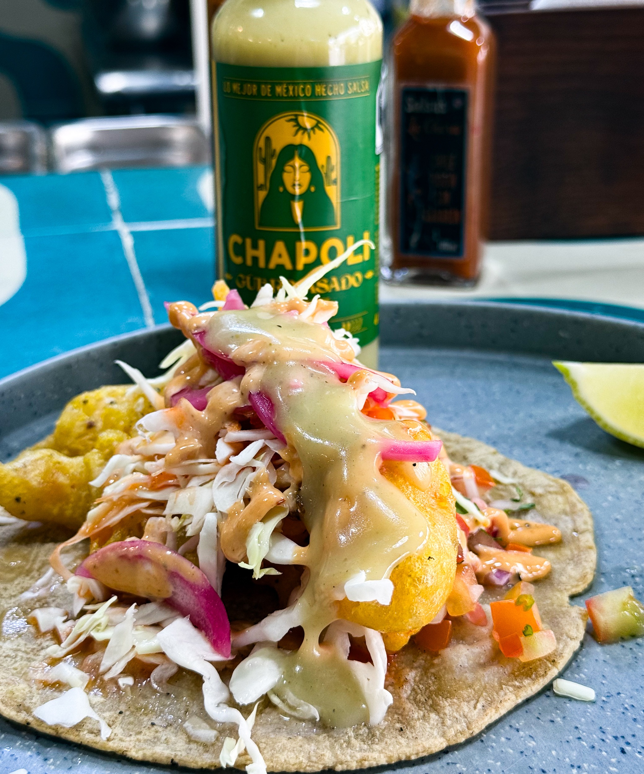 Pescado Capeado Estilo Ensenada (Fish Tacos Ensenada Style) Baja Norte Food Bar