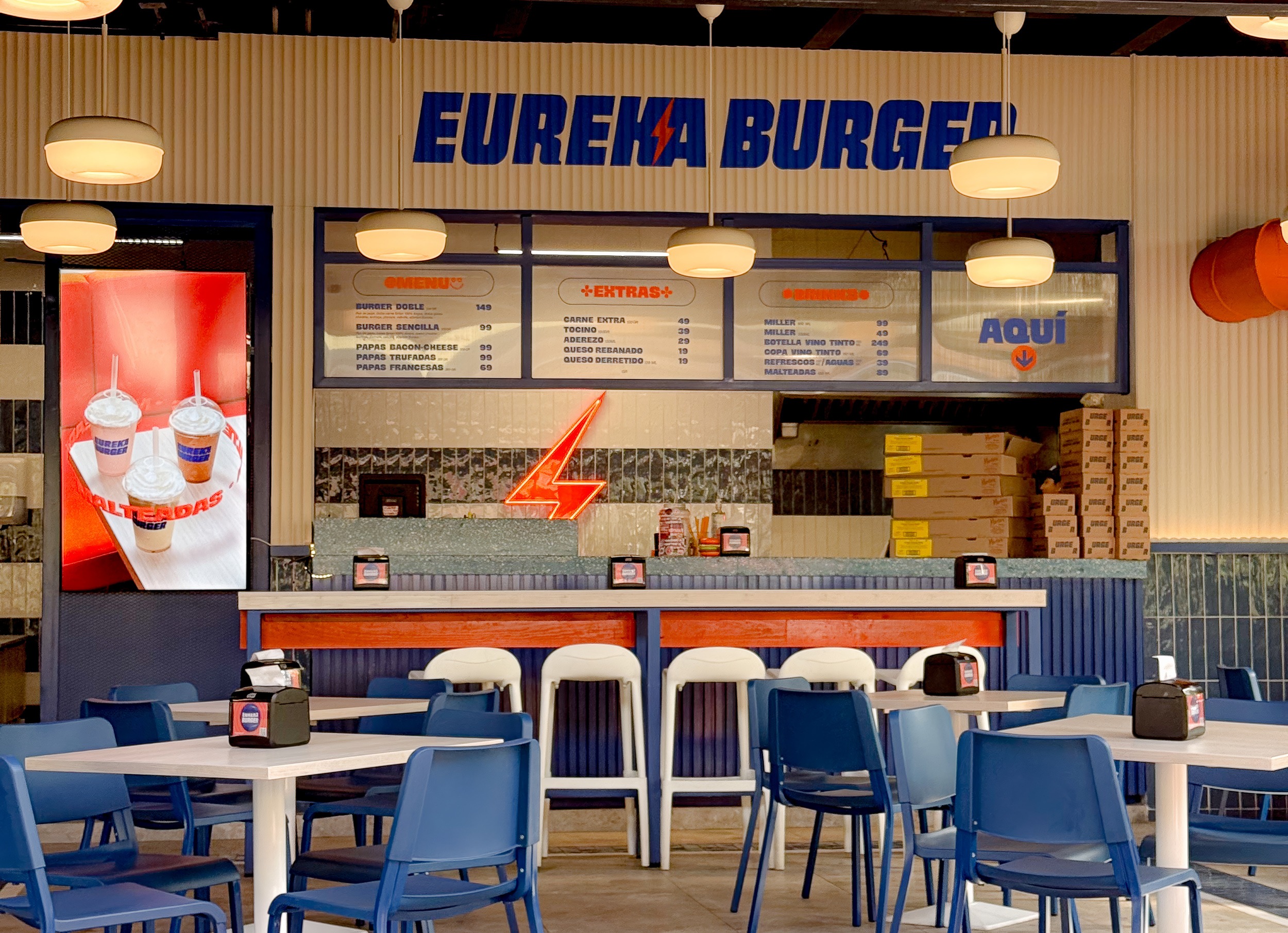 Menu Eureka Burgers Guadalajara